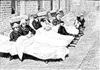 Royal Seabathing Hospital 1882: Boy Patients in Cloister | Margate History